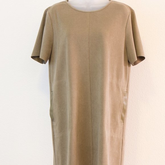 Zara Faux Suede Dress - Picture 3 of 6
